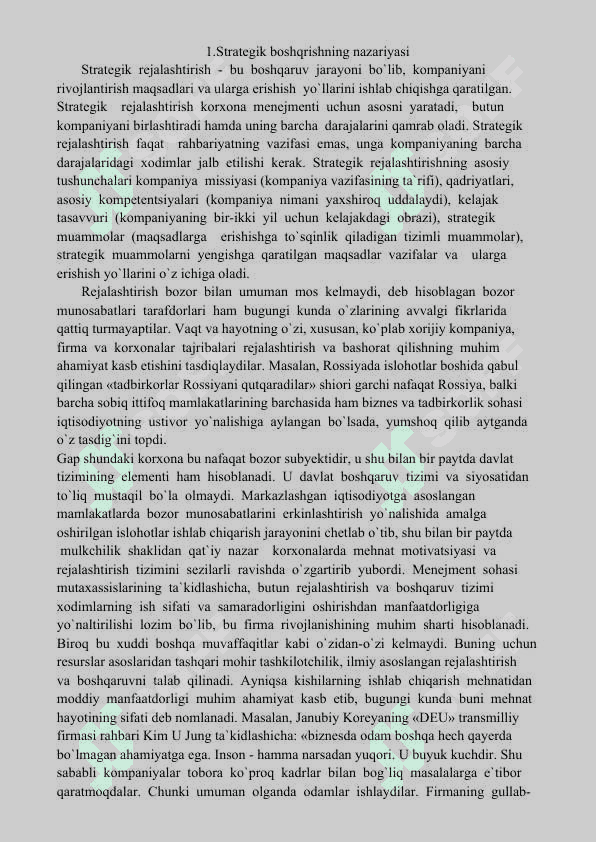 KORXONALARNI BOSHQARISHDA MARKETING STRATEGIYASINI QOʻLLASH 2