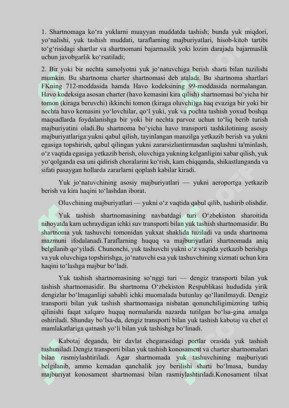 Yo’lovchi,bagaj va yuk tashish 8