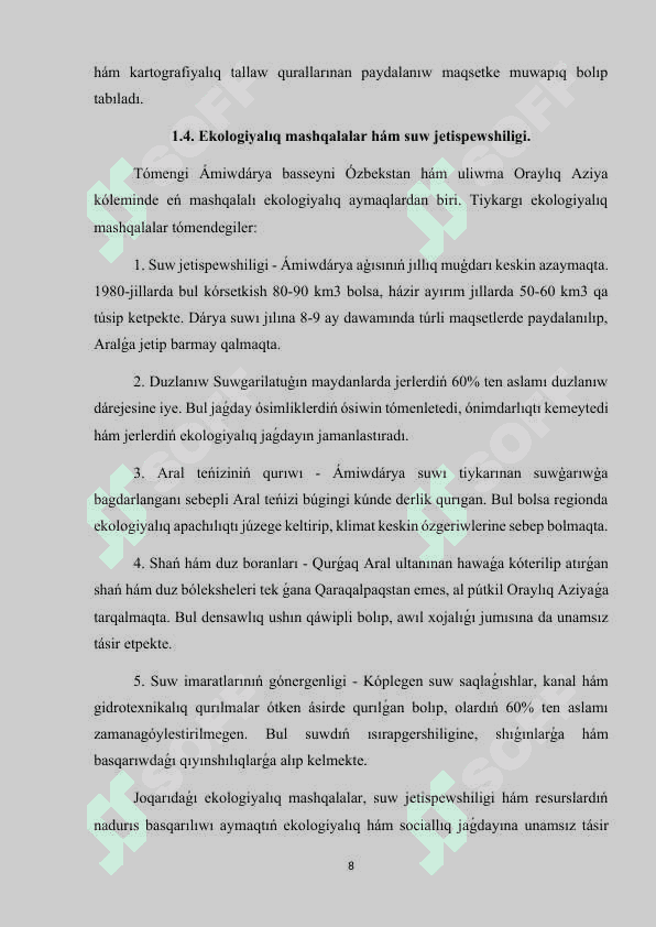 Bitiruv amaliyot oldi Hisoboti 8