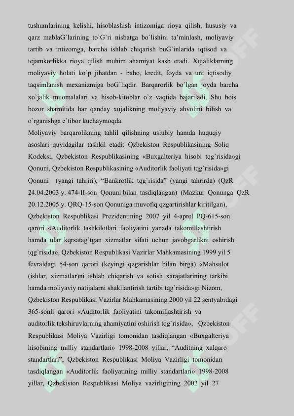 MOLIYAVIY TAHLILINING ASOSLARI 4