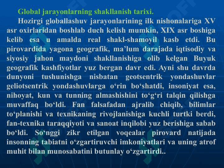 Global jarayonlar va barqaror taraqqiyot falsafasi 6