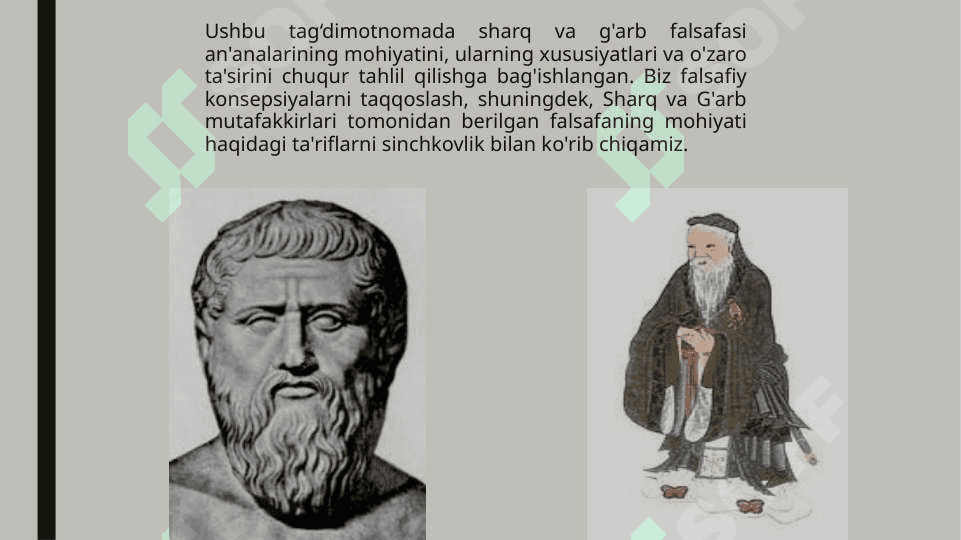 Falsafaning mohiyatiga oid sharq va g‘arb mutafakkirlari ta’tiflarini tasniflash 3