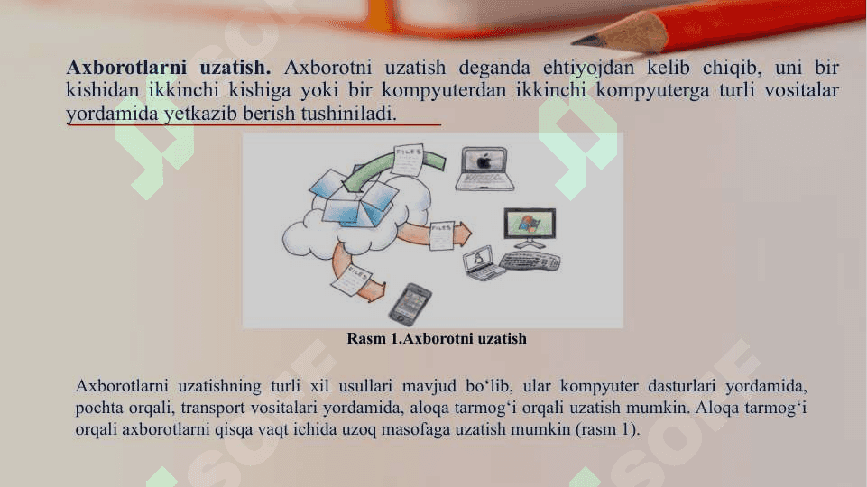 QURILISHDA AХBОRОT TЕХNОLОGIYALARINING TASNIFI 3
