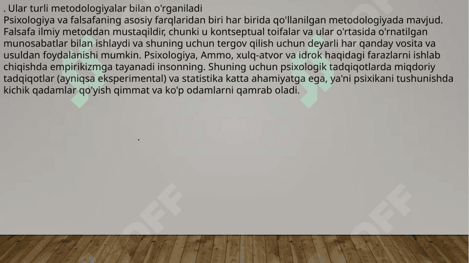 Psixologiya va falsafa uzviy bog`liqligi 4