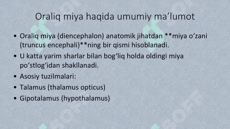 Oraliq miya 2