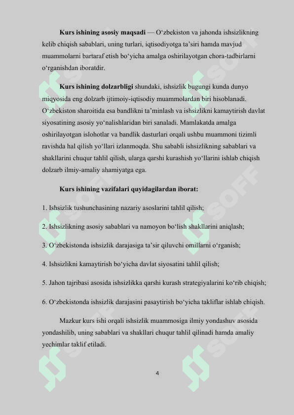 Ishsizlikning kelib chiqish sabablari va namoyon bo'lish shakllari 4