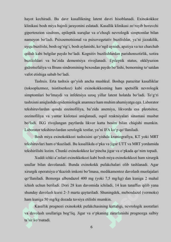 Exinokokkoz kasalligi patomarfologiyasi 6