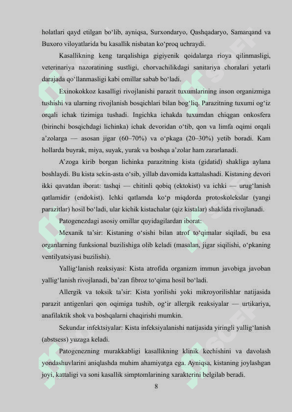 Exinokokkoz kasalligi patomarfologiyasi 8