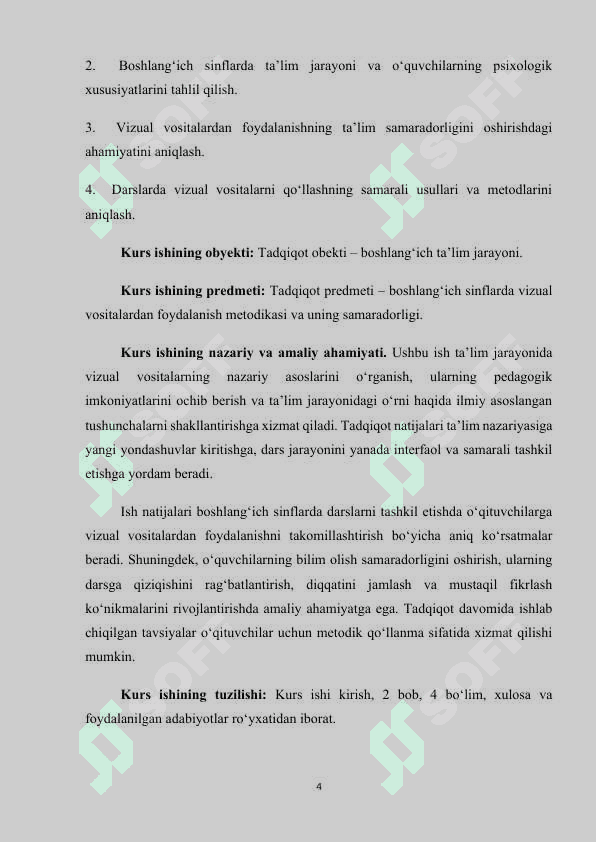 BOSHLANG‘ICH SINFLARDA VIZUAL VOSITALARDAN SAMARALI FOYDALANISH 4