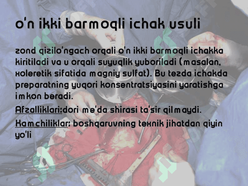 Dori vositalarini qoʻllash usullari 8