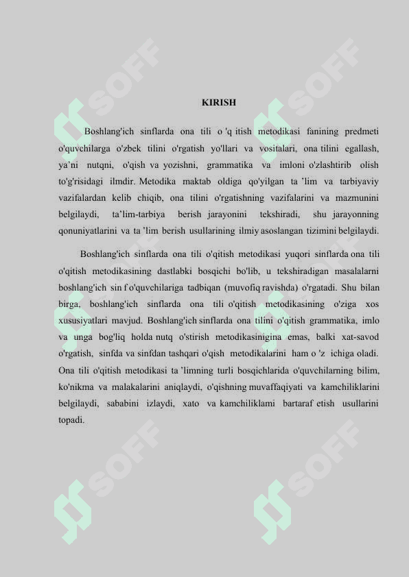 Savod o‘rgatish , uning maqsad va vazifalari 2