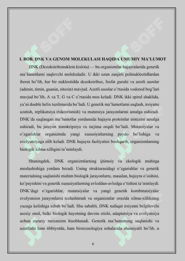 DNK va Genom Molekulasining metillanishi 6