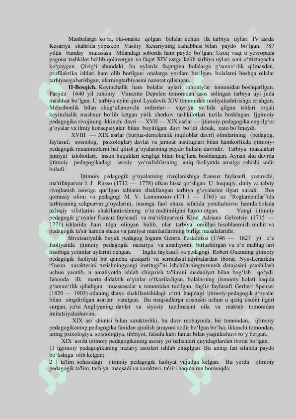 IJTIMOIY PEDAGOGIKA FAN VA AMALIY FAOLIYAT SOHASI SIFATIDA. IJTIMOIYLASHUV OMILLARI VA VOSITALARI. BOLANING SOTSIUMDA RIVOJLANISHI 3