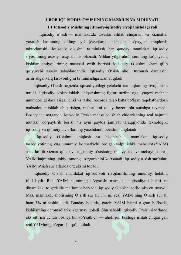 IQTISODIY OʻSISH MOHIYATI VA MAZMUNI 4