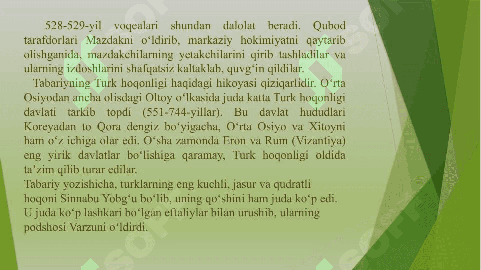 ILK OʻRTA ASRLARDA OʻRTA OSIYODA  TARIXIY BILIMLARNING RIVOJLANISHI 7