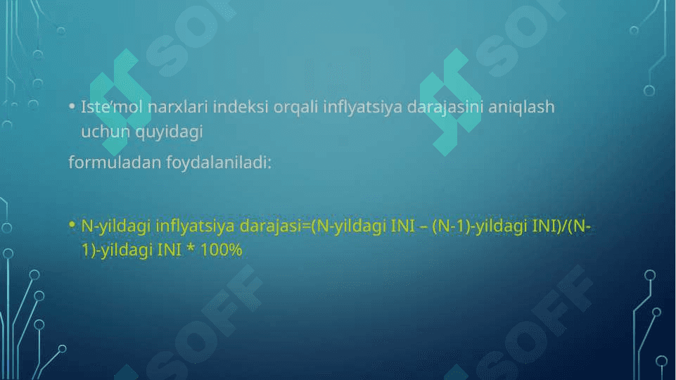 inflyatsiyaning mohiyati va kelib chiqish sabablari. 8