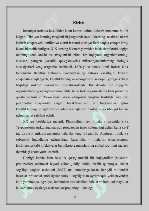 Kasallik qoʻzgʻatuvchi bir hujayralilar - Касаллик қўзғатувчи бир ҳужайралилар 3