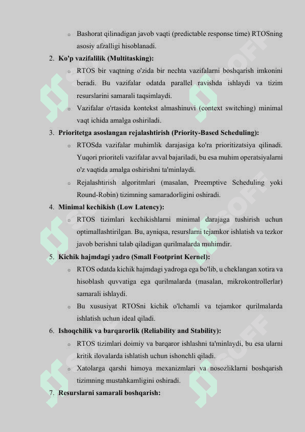 Real-vaqt operatsion tizimlari 5
