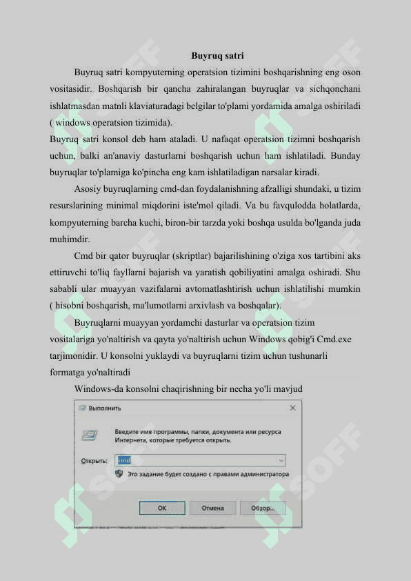 Powershelda buyruqlar va natijalari 2