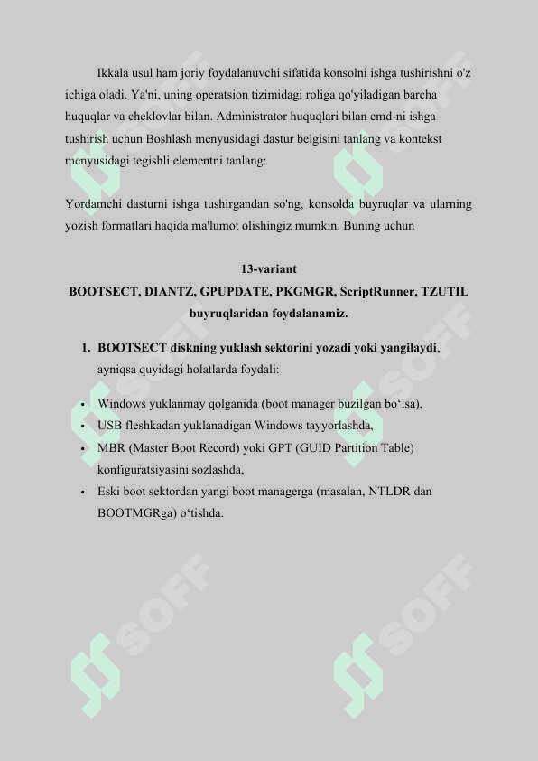 Powershelda buyruqlar va natijalari 3