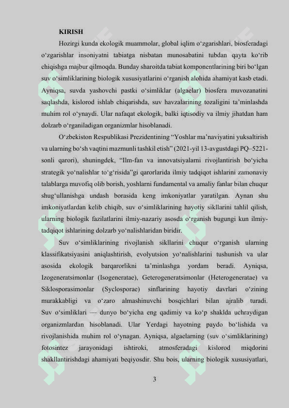 Izogeneratsimonlar geterogeneratsimonlar  va siklosporasimonlar sinflari ularning asosiy vakillari va rivojlanish sikli 3