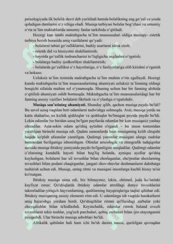 Maktabgacha ta’lim tashkilotlarida musiqaviy tarbiyaning maqsad va vazifalari 7