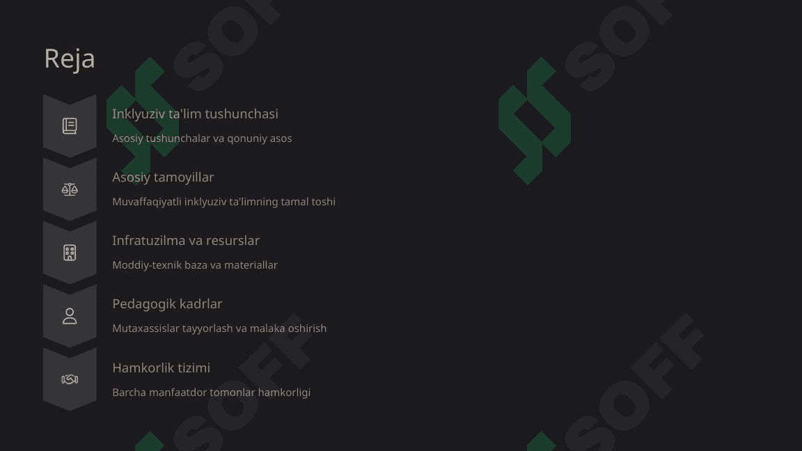 Imkoniyati cheklangan bolalarni samarali inklyuziv ta'lim olishining asosiy shartlari 2