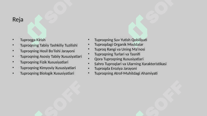 Tuproq va uning tabiiy xususiyatlari 2 2