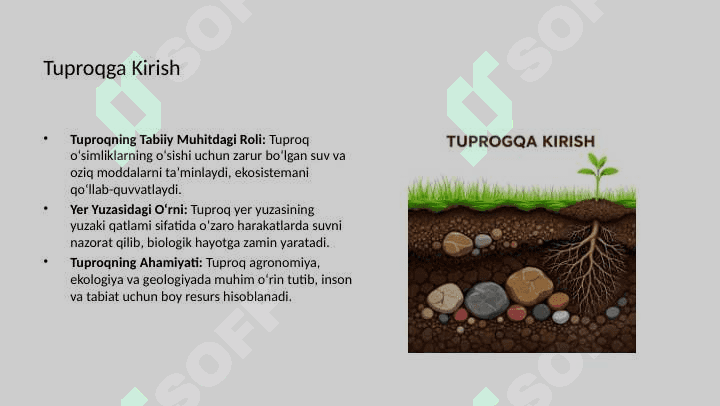 Tuproq va uning tabiiy xususiyatlari 2 3
