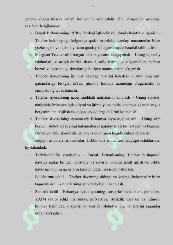Buyuk Britaniyada M .Tetcherning ichki siyosati 4