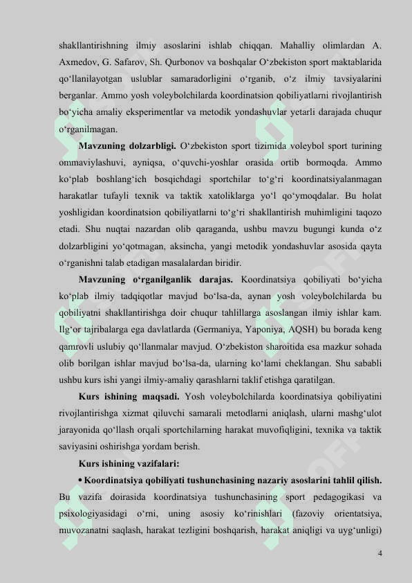 KOORDINATSIYA QOBILIYATI VA UNING SPORTCHILAR FAOLIYATIDAGI AHAMIYATI 4
