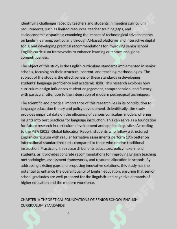 SENIOR SCHOOL ENGLISH CURRICULUM STANDARDS 4