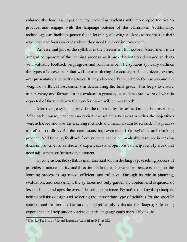 PRINCIPLES OF SYLLABUS ORGANIZATION IN FOREIGN LANGUAGE TEACHING 8