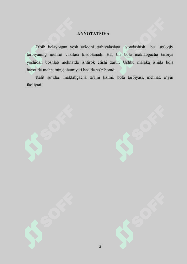 Non rizq ro'zimiz 2 2