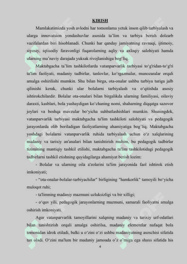 Mening jonajon O’zbekistonim 4