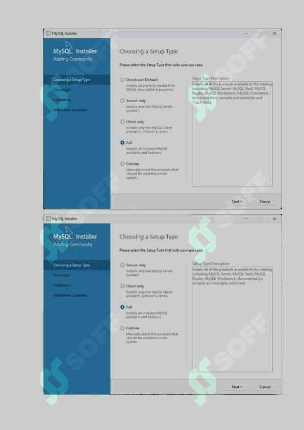 MySql o'rnatish, jadval va mohiyat aloqa diagrammasini tuzish, mysqlda baza yaratish 2
