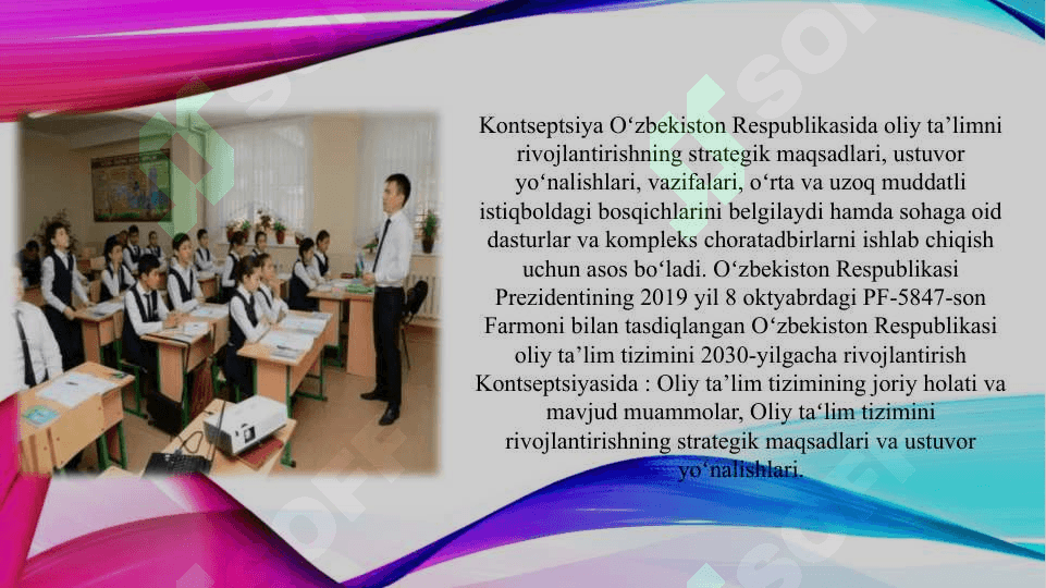 Yangi O‘zbekistonda ta'lim tizimidagi islohotlar 8