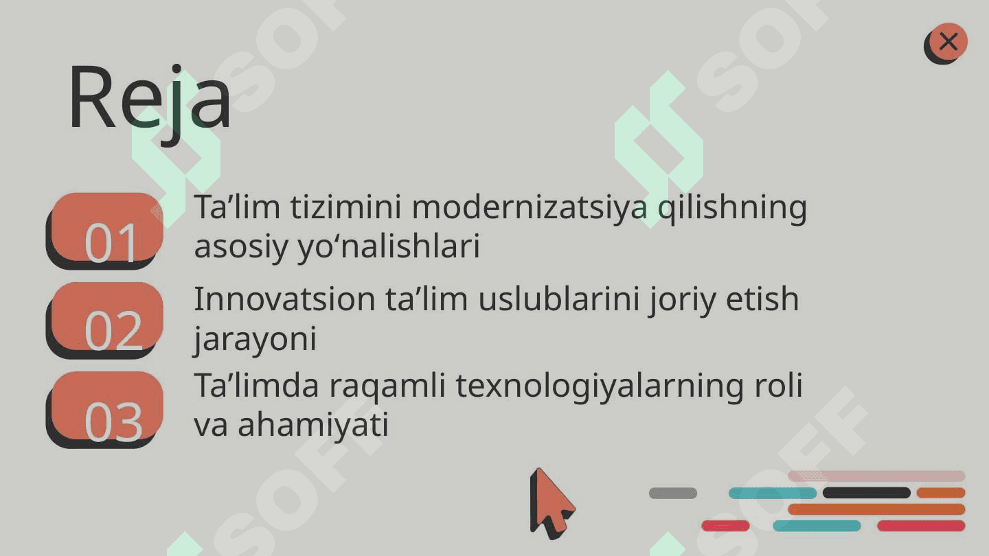 Oʻzbekiston Respublikasi taʼlim sohasida amalga oshirilgan islohotlar 2