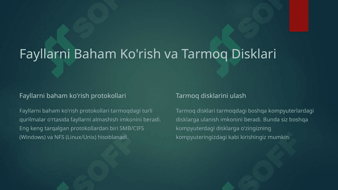Operatsion tizimlarning tarmoqni tashkil qilishdagi funksiyalari 4