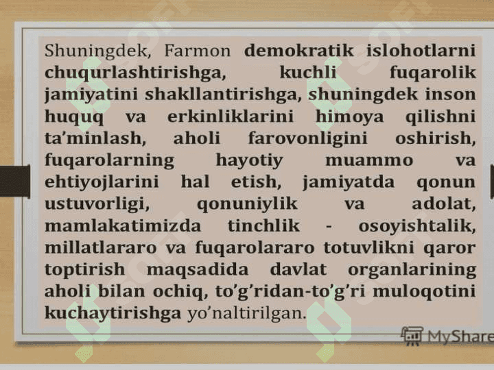O’zbekistonni Rivojlantirishning Harakatlar Strategiyasi - Milliy Taraqqiyot Asosi 6