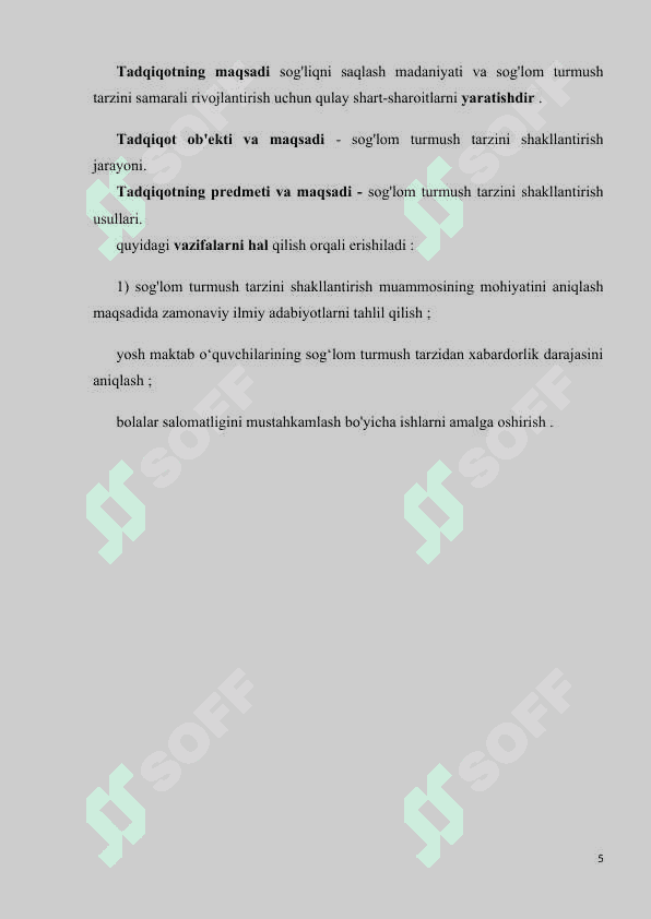 Yosh o'quvchilarda sog'lom turmush tarzi asoslarini tarbiyalash 5