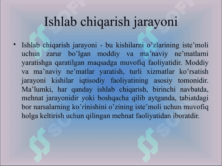 ISHLAB CHIQARISH JARAYONI AUDITI 3