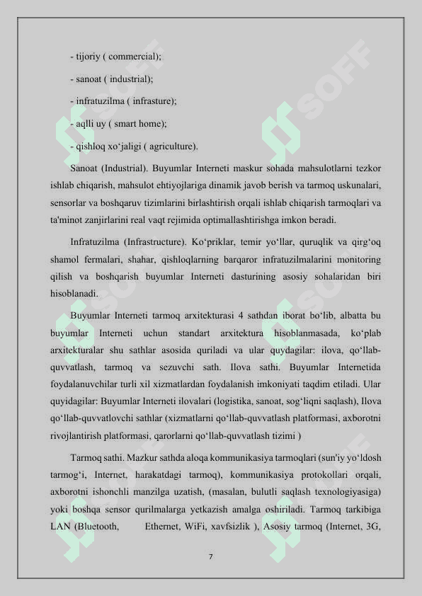 “BUYUMLAR INTERNETI” FANI BOʼYICHА OʼQUV АMАLIYOTI HISOBOTI 8