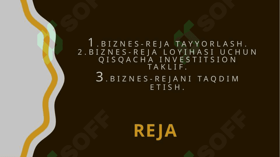 BIZNES-REJA TAQDIMOT MATNINI TAYYORLASH. 2