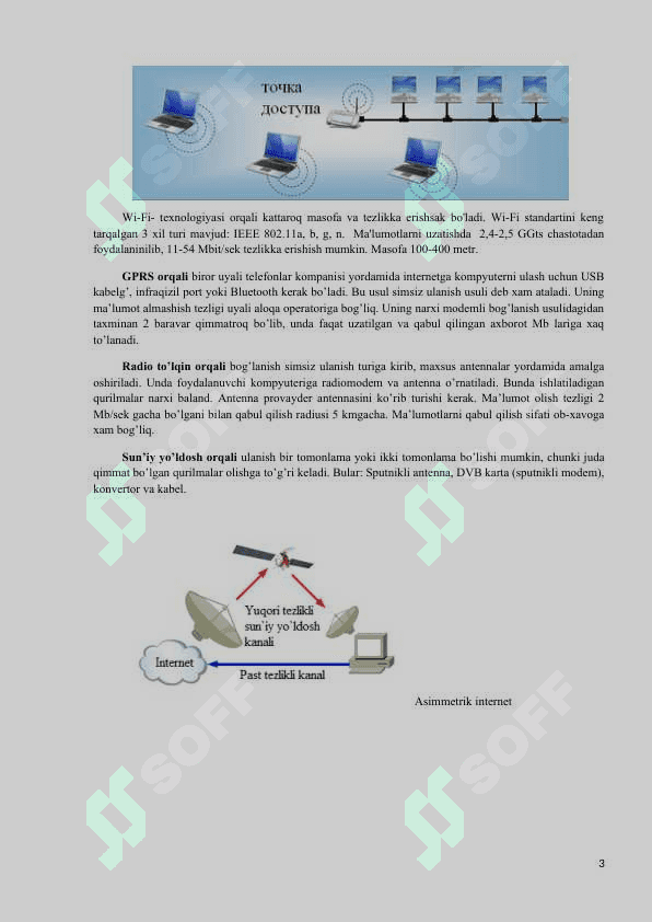 Global kompyuter tarmog'i. 3