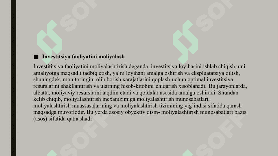 Investitsiyalarni moliyalashtirishning lizing mexanizmi 3