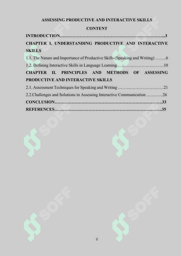 ASSESSING PRODUCTIVE AND INTERACTIVE SKILLS 2