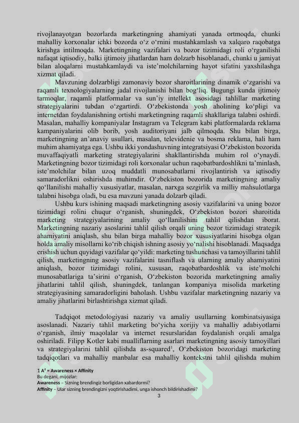 Marketing uning vazifalari va bozor tizimidagi roli 3