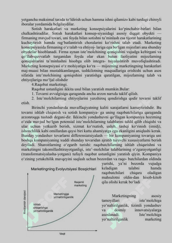 Marketing uning vazifalari va bozor tizimidagi roli 7