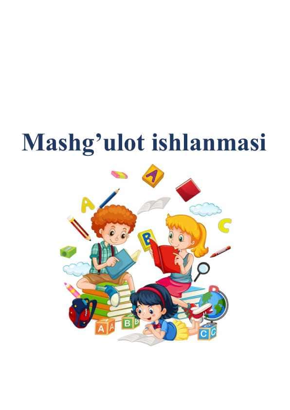 "Geometrik shakllar" mavzusida mashg'ulot ishlanmasi
